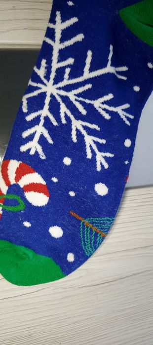 Skarpety świąteczne 

Wymiary długość 39 cm, szerokość przy