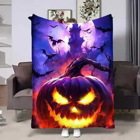 Пледи Halloween — тепло, стиль осені 135×160, 160×200, 180×215 см