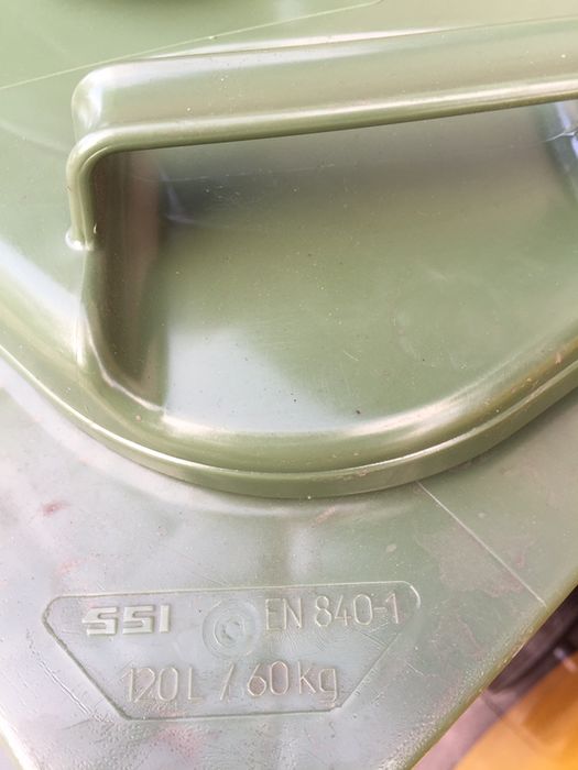 Pojemnik na odpady 120 L kosz na śmieci nowy-transport