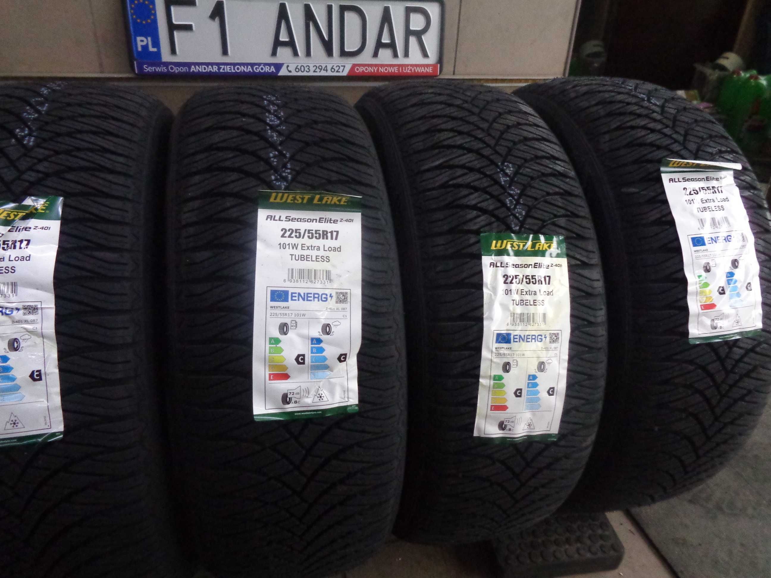 Nowe 225/55R17 WEST LAKE Z-401 All Season , XL ,Opony Całoroczne ANDAR