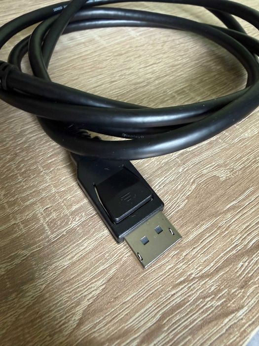 kabel display port czarny używany