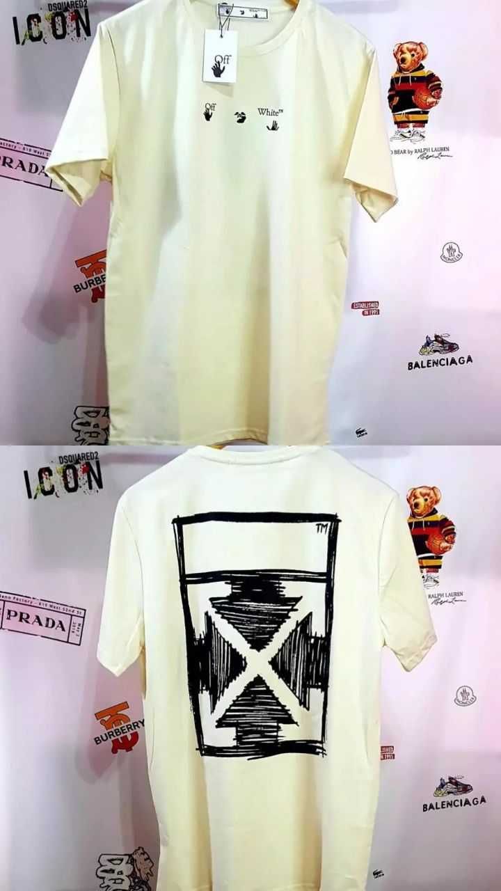 T-shirt OFF WHITE novas c/etiqueta