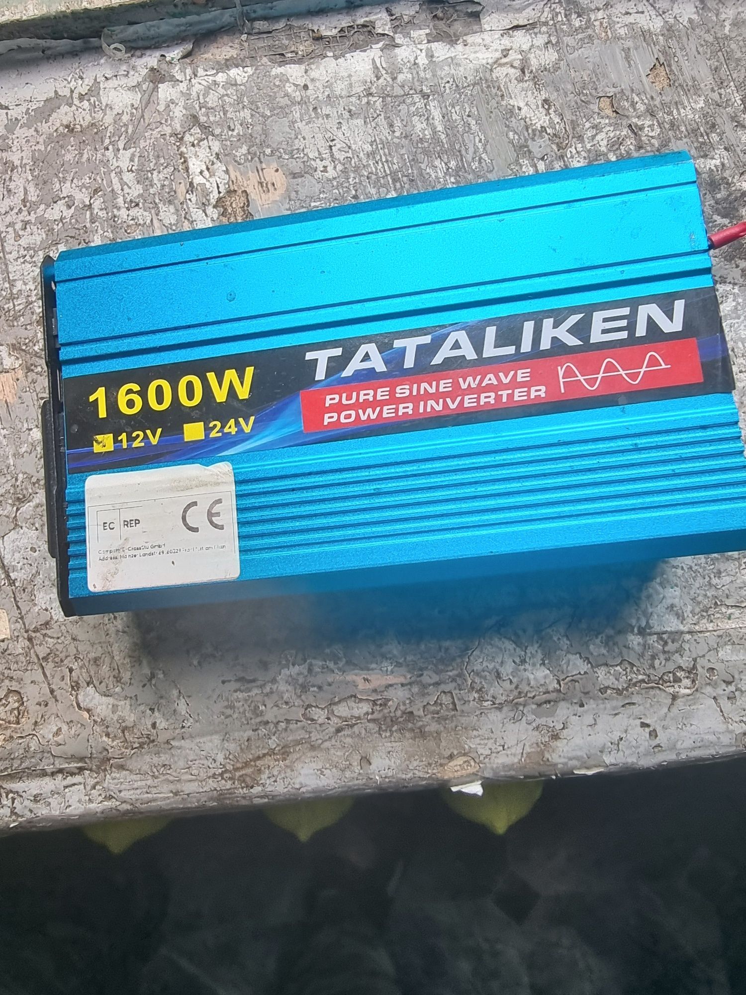 Инвертор 12в-220в,1600w,