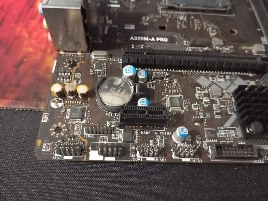 Материнская плата А320М-А PRO + базовый кулер AMD