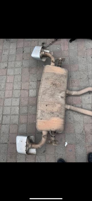 выхлоп глушитель глушник трасса порше кайен 958 4.8 porsche cayenne 7p