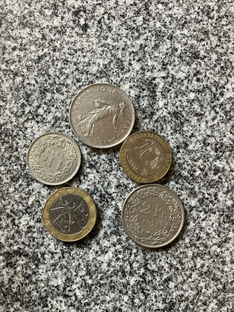 Moedas de varios paises