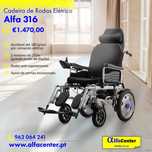 Cadeira de rodas elétrica Alfa 316 - NOVA