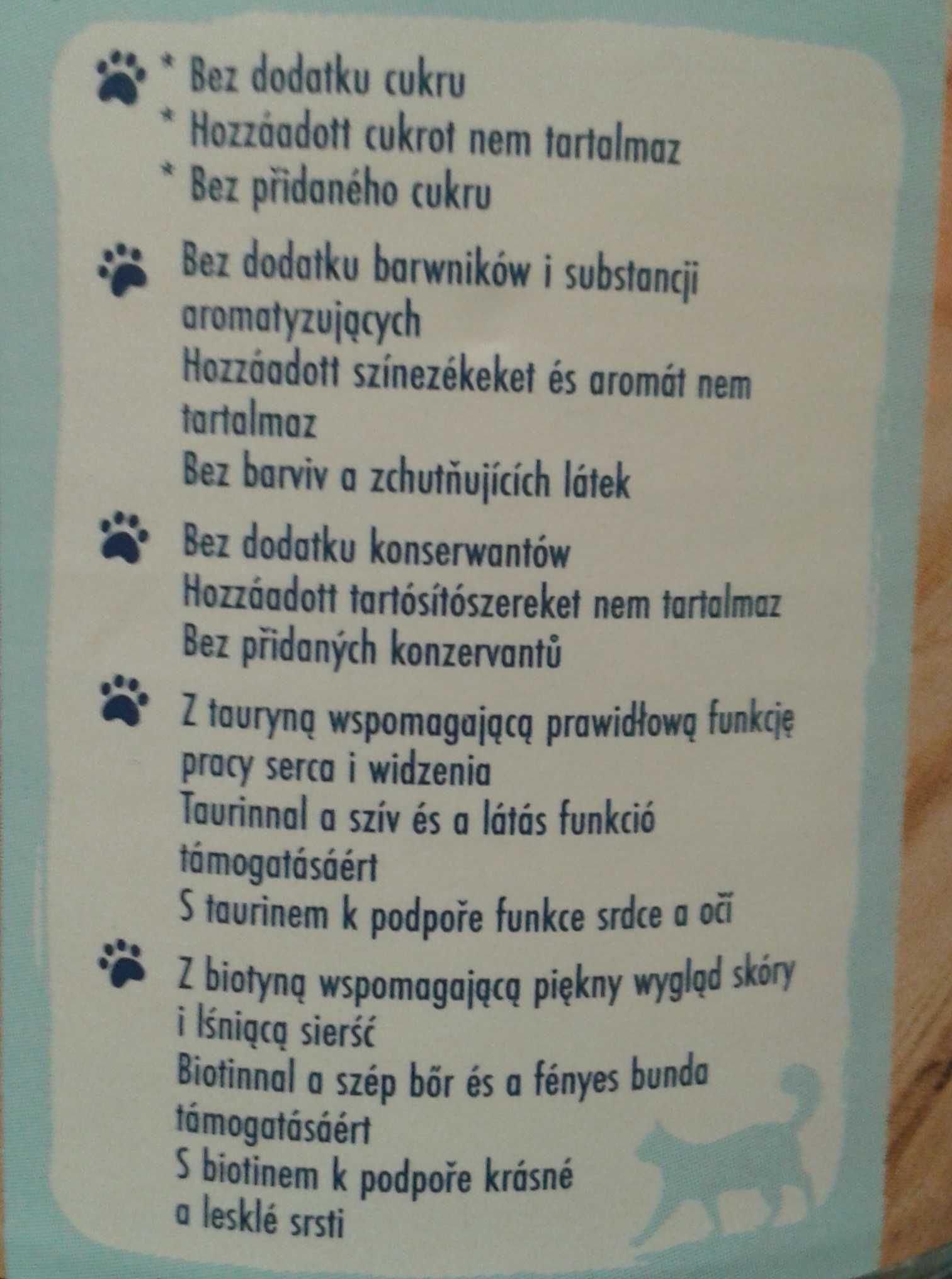 Winston Karma dla kotów bez cukru DRÓB z DZICZYZNĄ puszka 5 x 400g