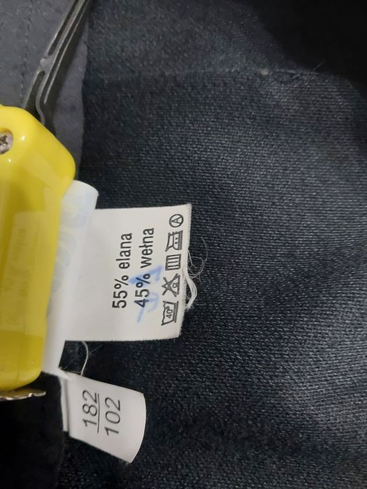 Spodnie reprezentacyjne gabardyna policja  czarne jak nowe