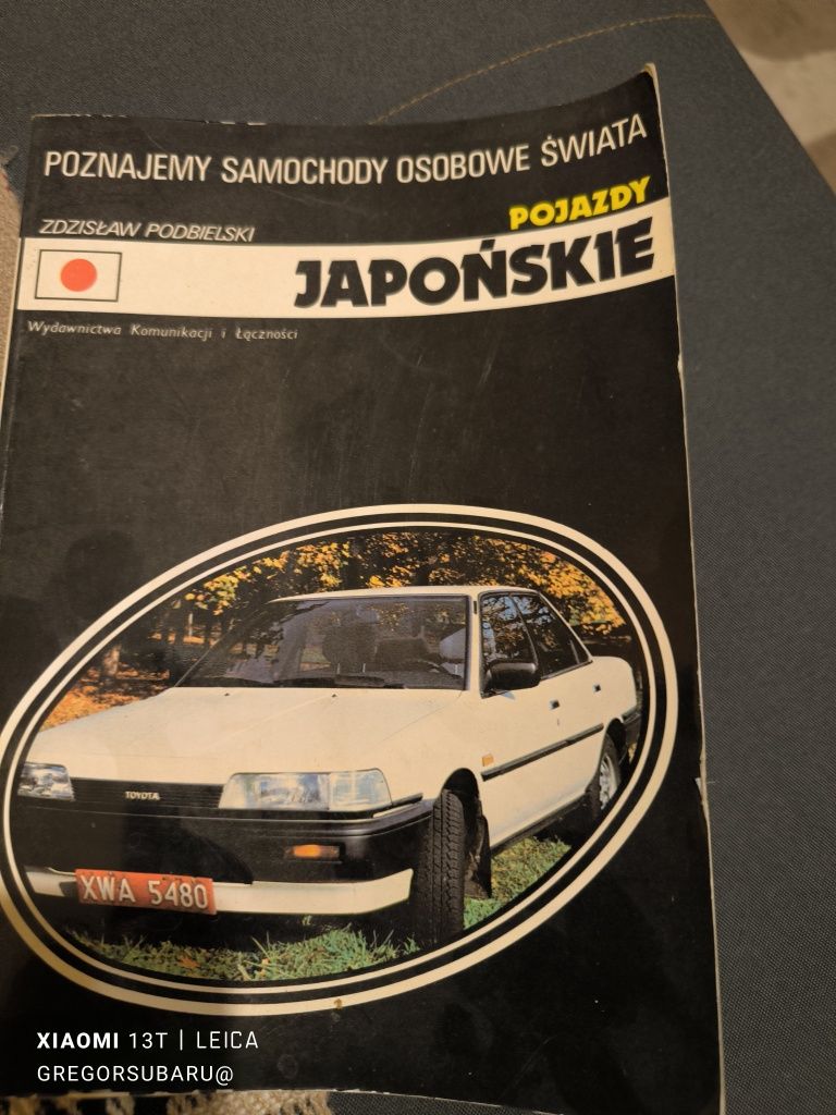 Japońskie pojazdy książka