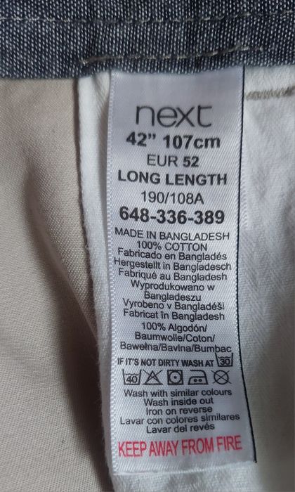 Шорты next мужские большой размер 42 классика городские брючные EUR 52