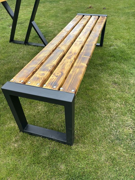 Ławka ogrodowa drewniana