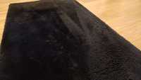 Dywan czarny 140x80 z krótkim miękkim włosem