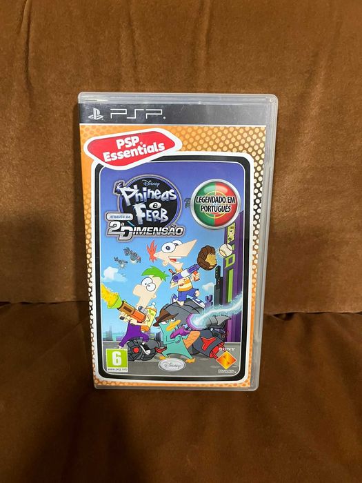Jogo PSP Phineas e Ferb Através da 2a Dimensão