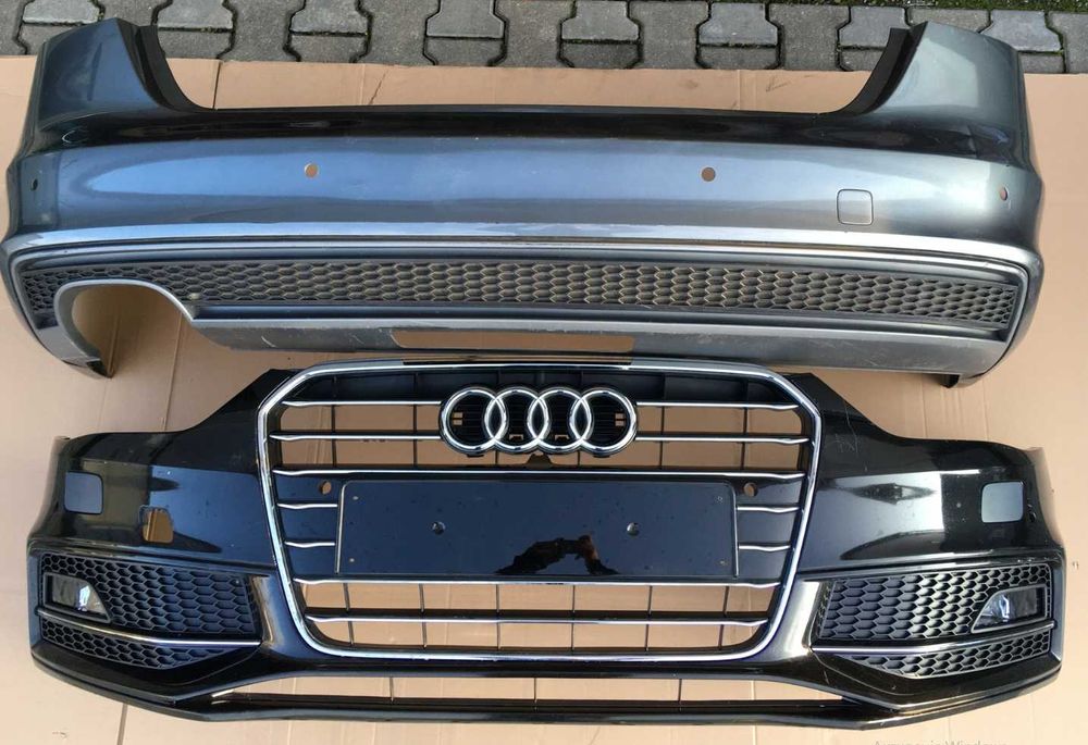Audi A4 B8 РЕСТ бампер передній S-Line 2011-2015р