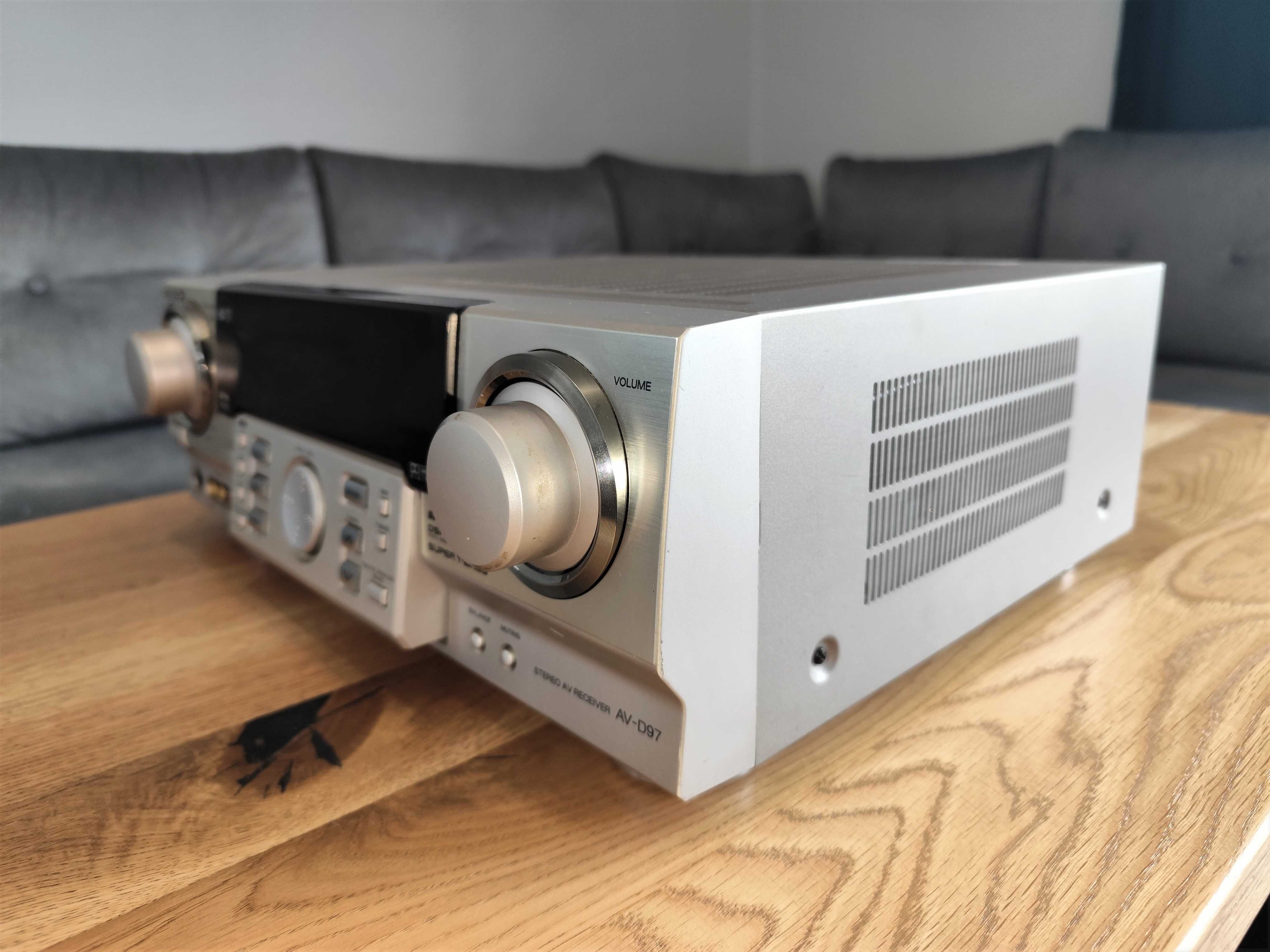 AiWA AV-D97 Amplituner kina domowego 5.1 wysoka moc dolby digital dts