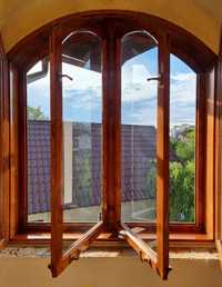 Вікна арочні дерев'яні з дерева хвойні 150*163 см./ 194*163см.