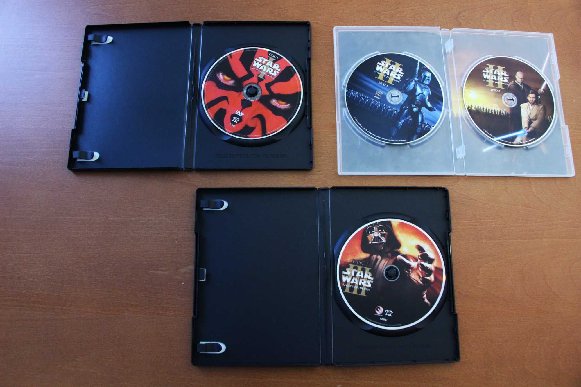 Star Wars I, II, II (1, 2, 3) DVD