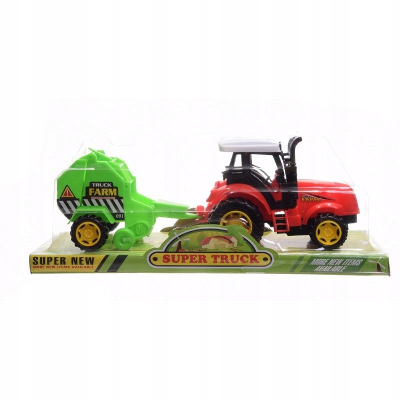 Traktor Z Maszyną Rolniczą + Figurka