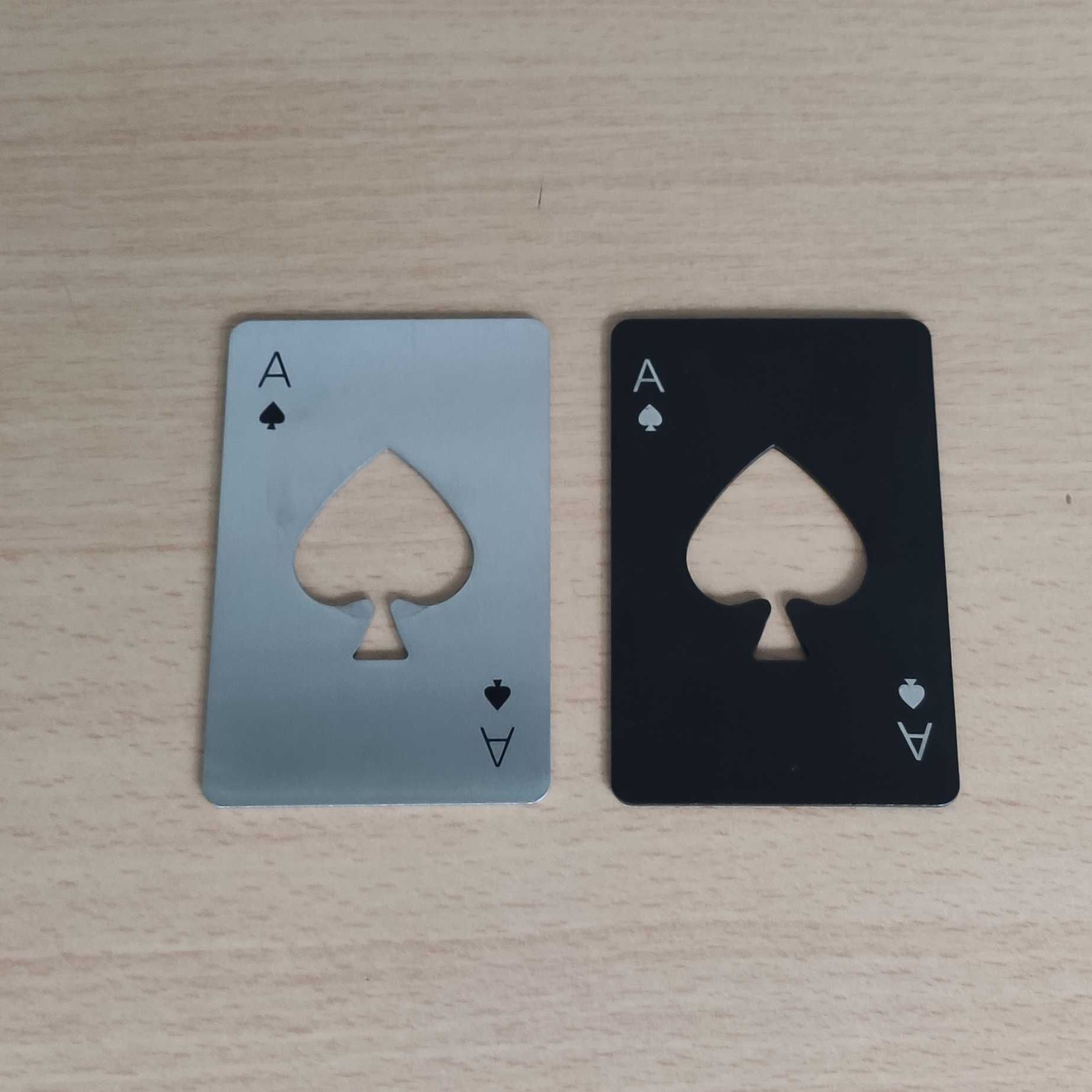 Abre Caricas Rolha Carta Ás Metal Robusto