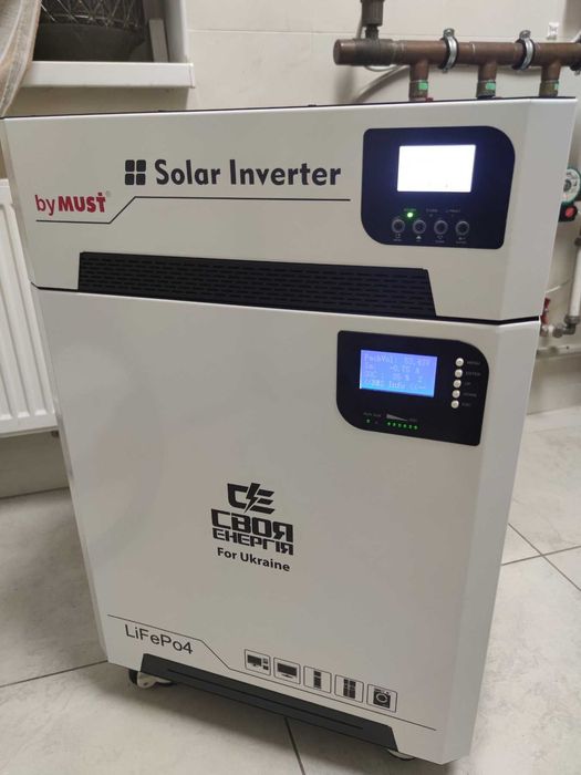 ИБП 5.2 кВт с АКБ 10 кВт·ч MUST HBP18-5248NM — всё-в-одном