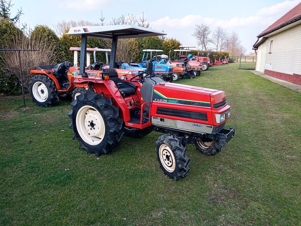 Yanmar FX235 4x4 traktorek Wspomaganie Orginal cena Brutto FVAT Kubota