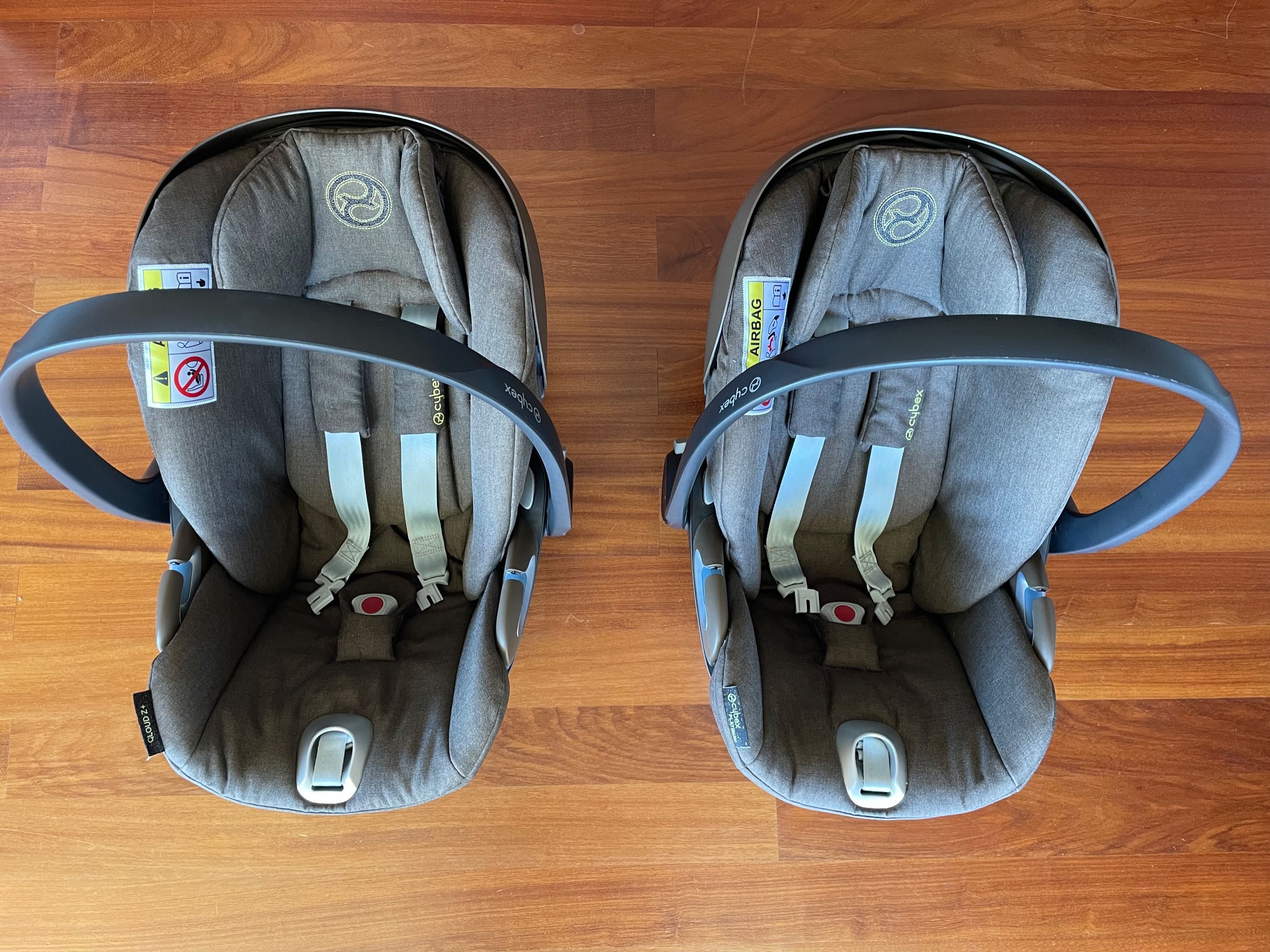 Gémeos! 2 Cadeiras Auto Cybex Cloud Z I-Size Plus + Adaptadores