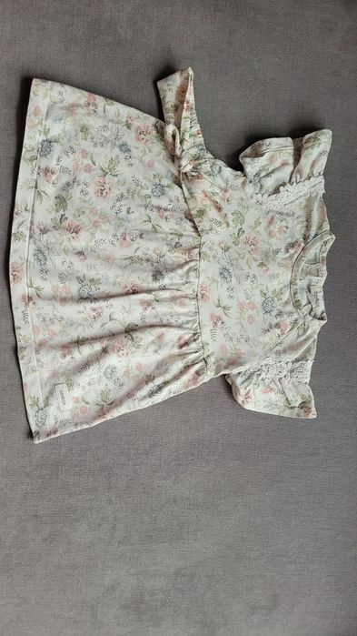 Tunika, koszulka, krótka sukienka w kwiatki z opask Newbie 74