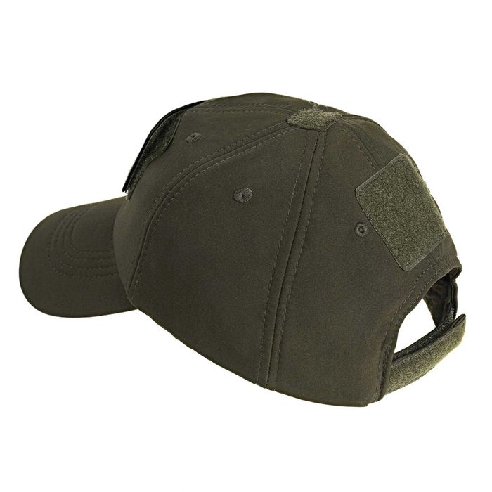 Бейсболка тепла MIL-TEC SoftShell Baseball Olive (на флісі)
