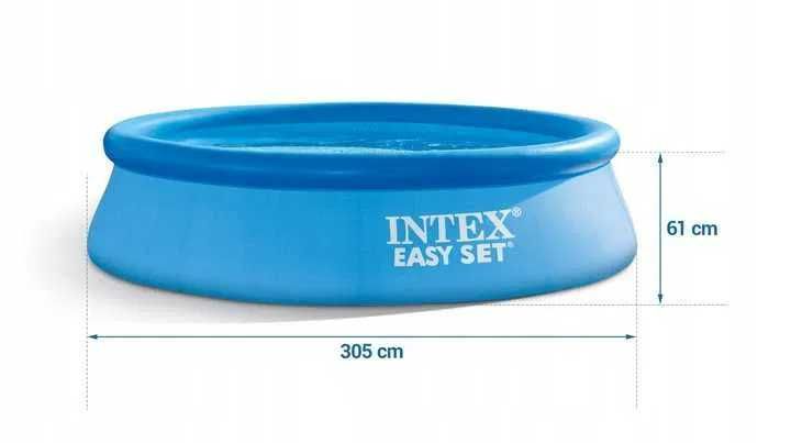 Basen rozporowy okrągły Intex 305 x 61 cm w komplecie pompa z filtrem
