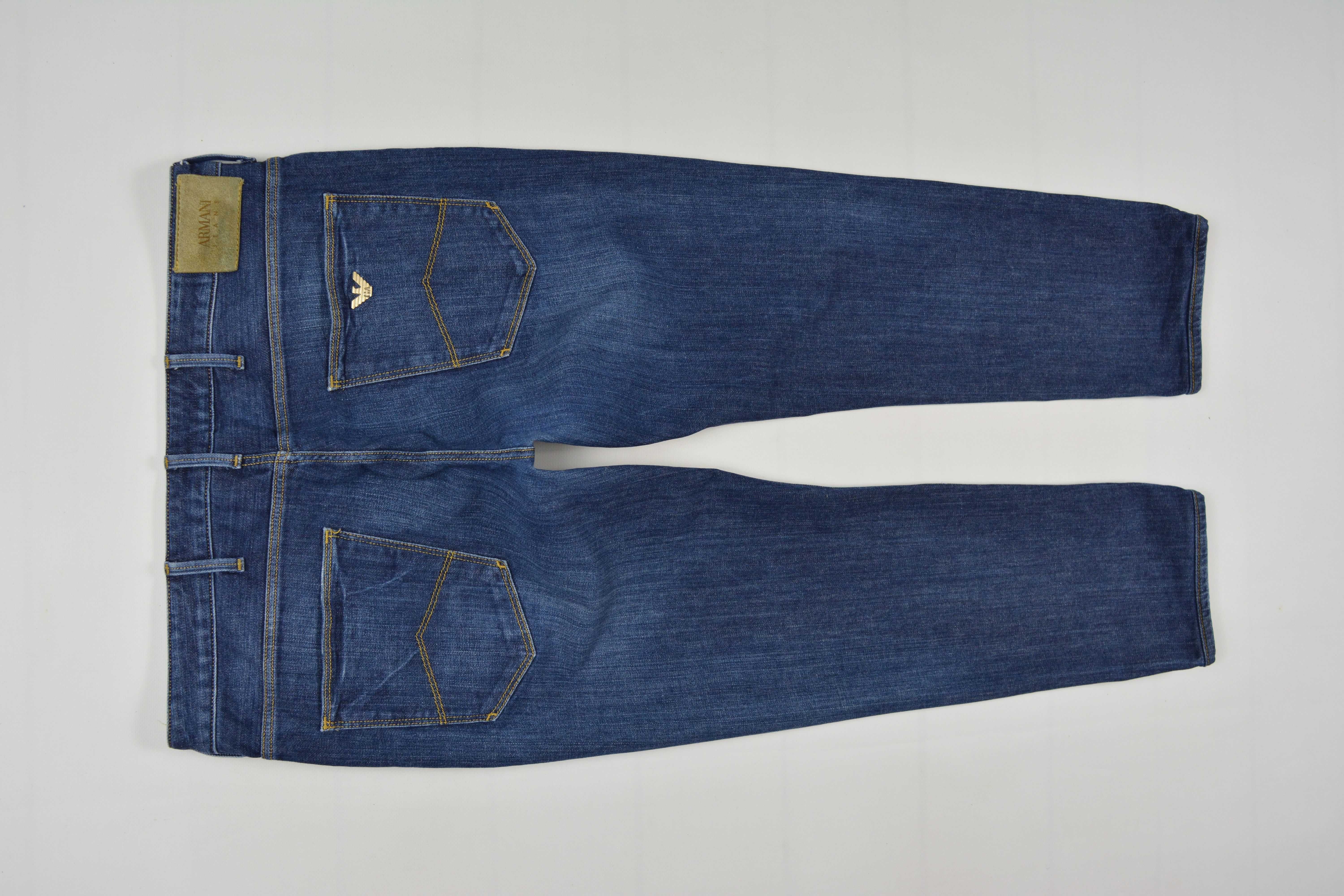 Armani Jeans Slim Fit Męskie Jeansy Stretch W36 L30 36/30 pas:94