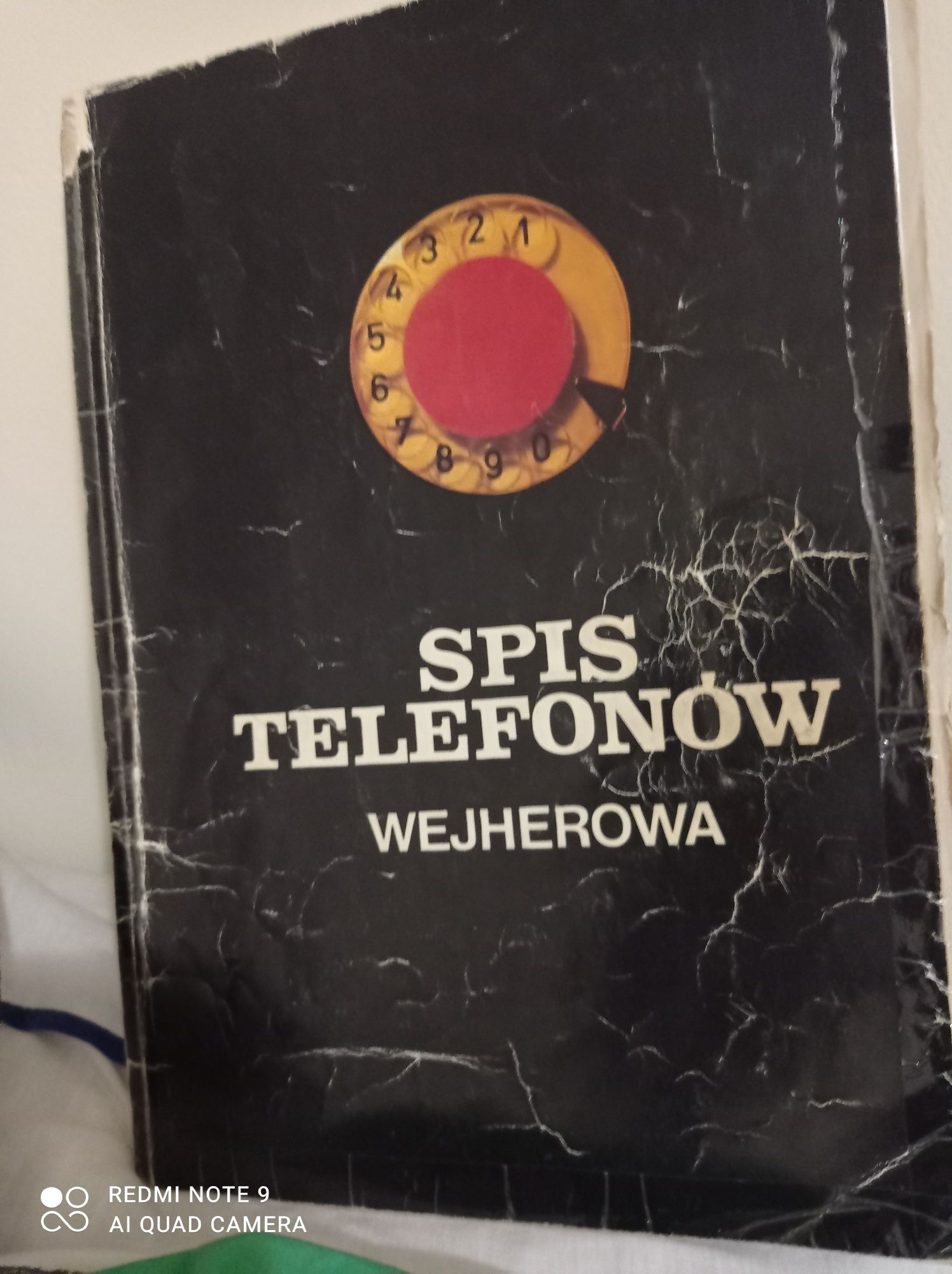 Spis Telefonów z 1991 roku Książka telefoniczna