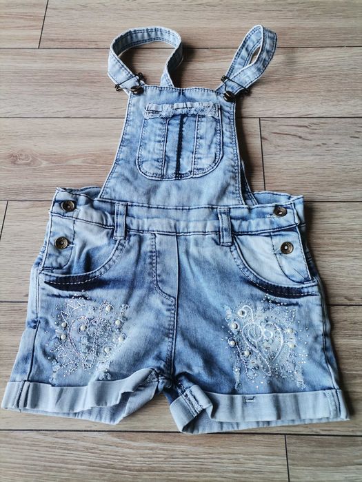 Ogrodniczki dla dziewczynki 110/116