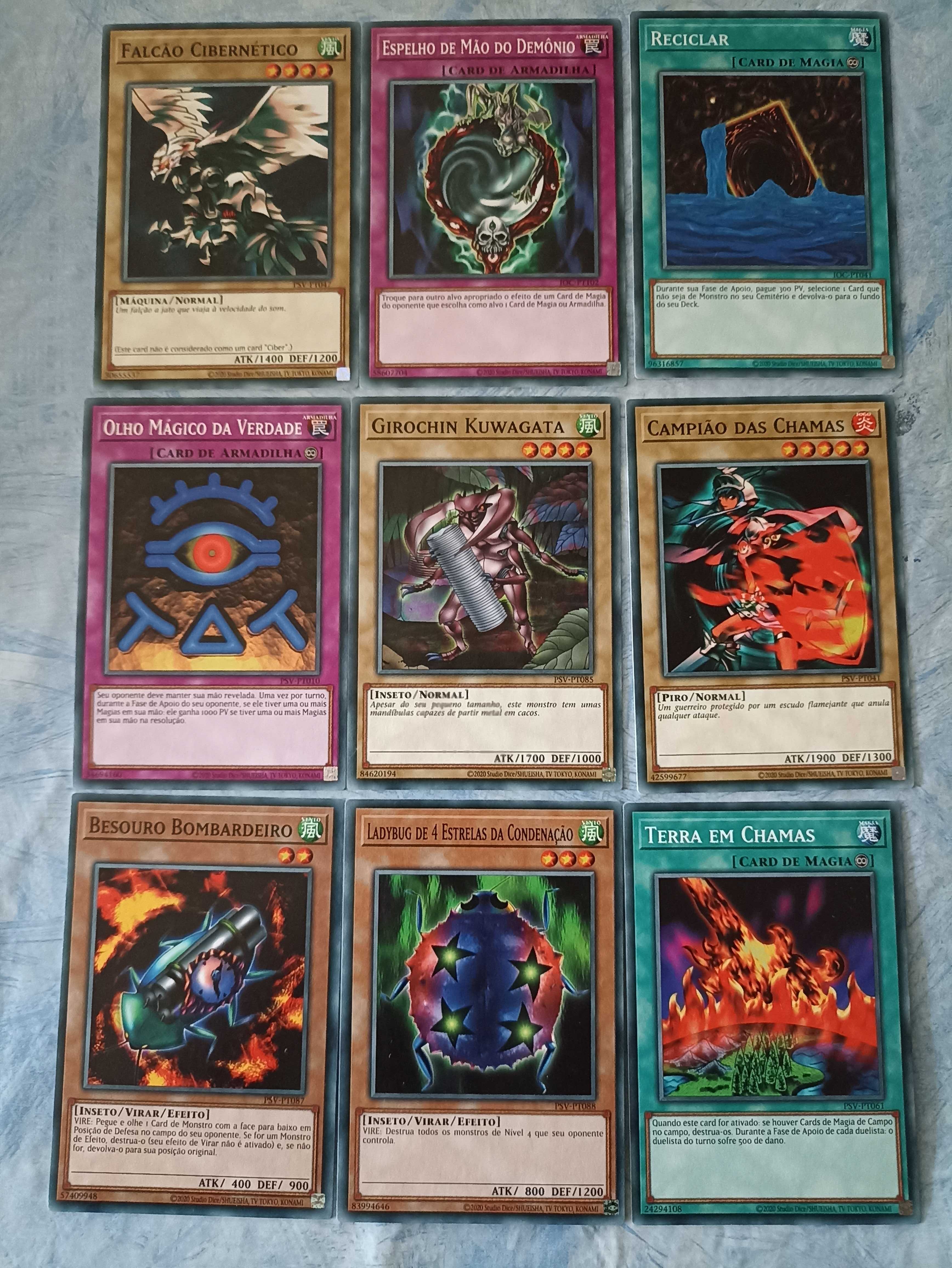 72 Cartas Yu-Gi-Oh! (Comuns)