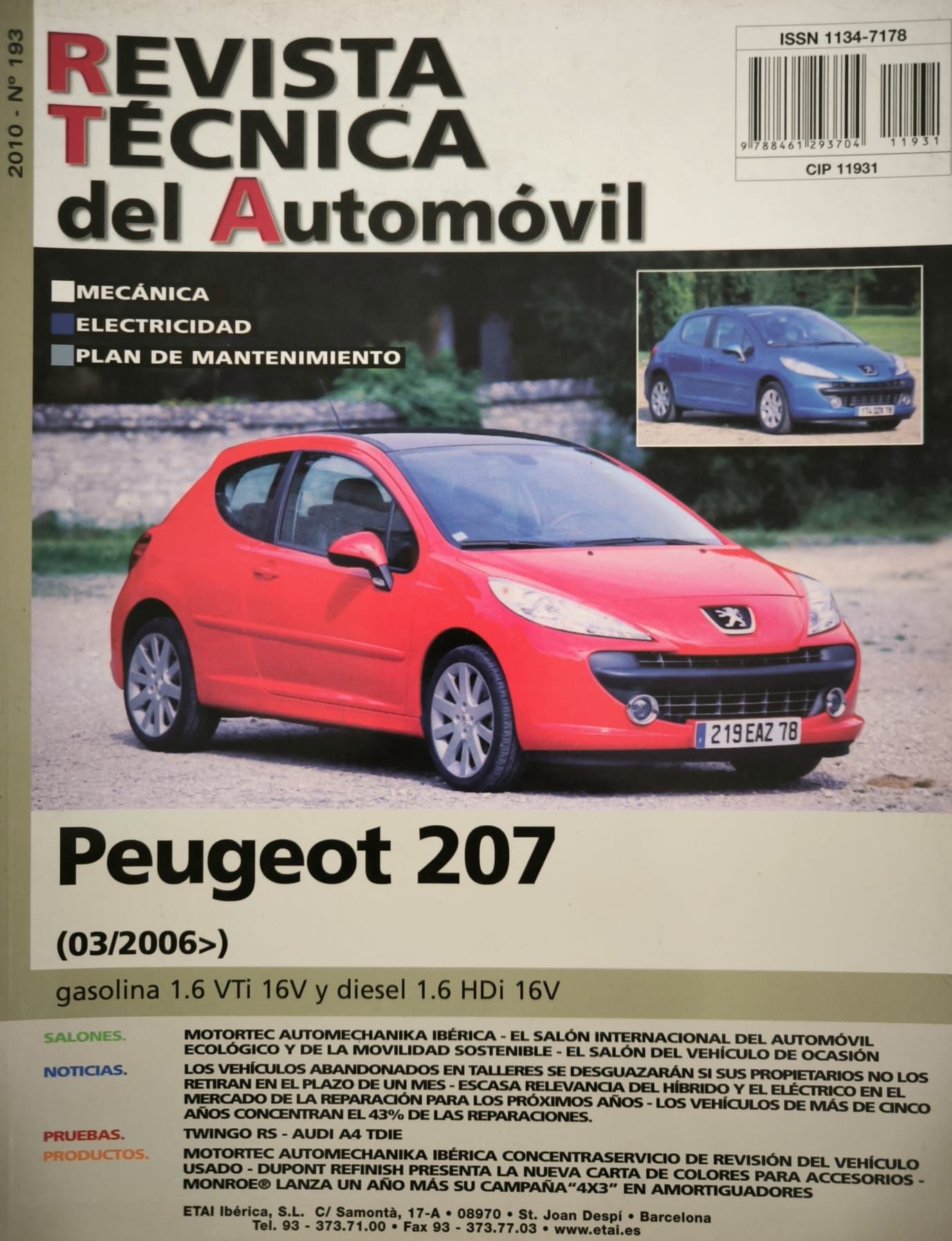 Livro Técnico Peugeot 207