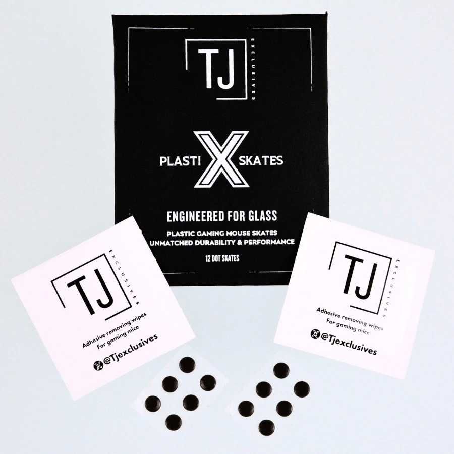Глайды/ножки для мышки TJ Exclusives - PlastiX Skates Dots (В наличии)