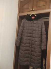 Пальто зимове, верх - поліестер, утеплювач - поліестер, розмір 52