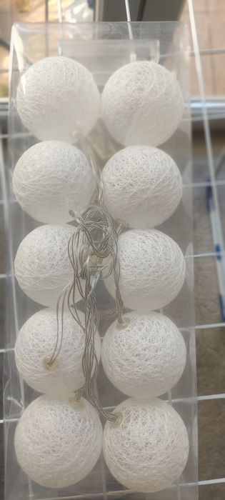 Girlanda świetlna cotton balls
