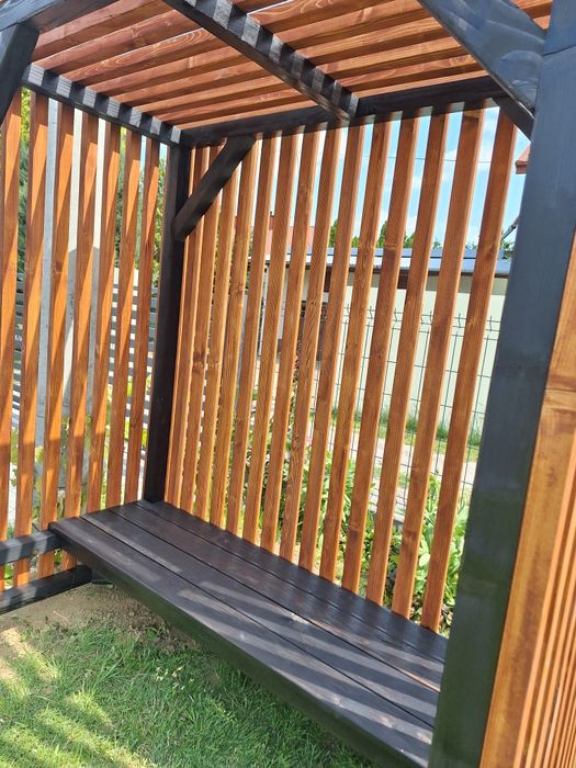 Solidna Pergola z Ławką