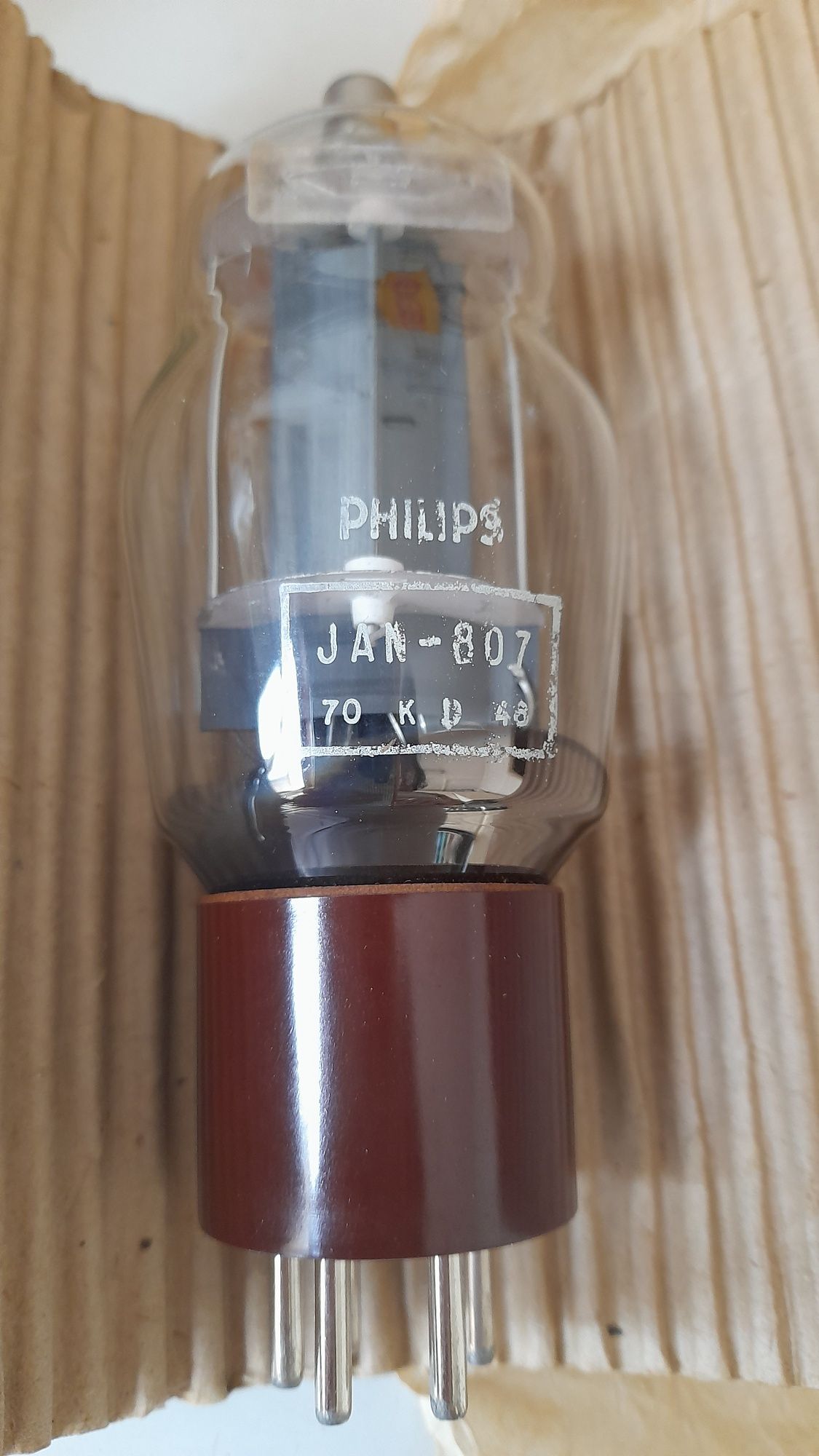 Válvulas antigas Philips 807 a trabalhar