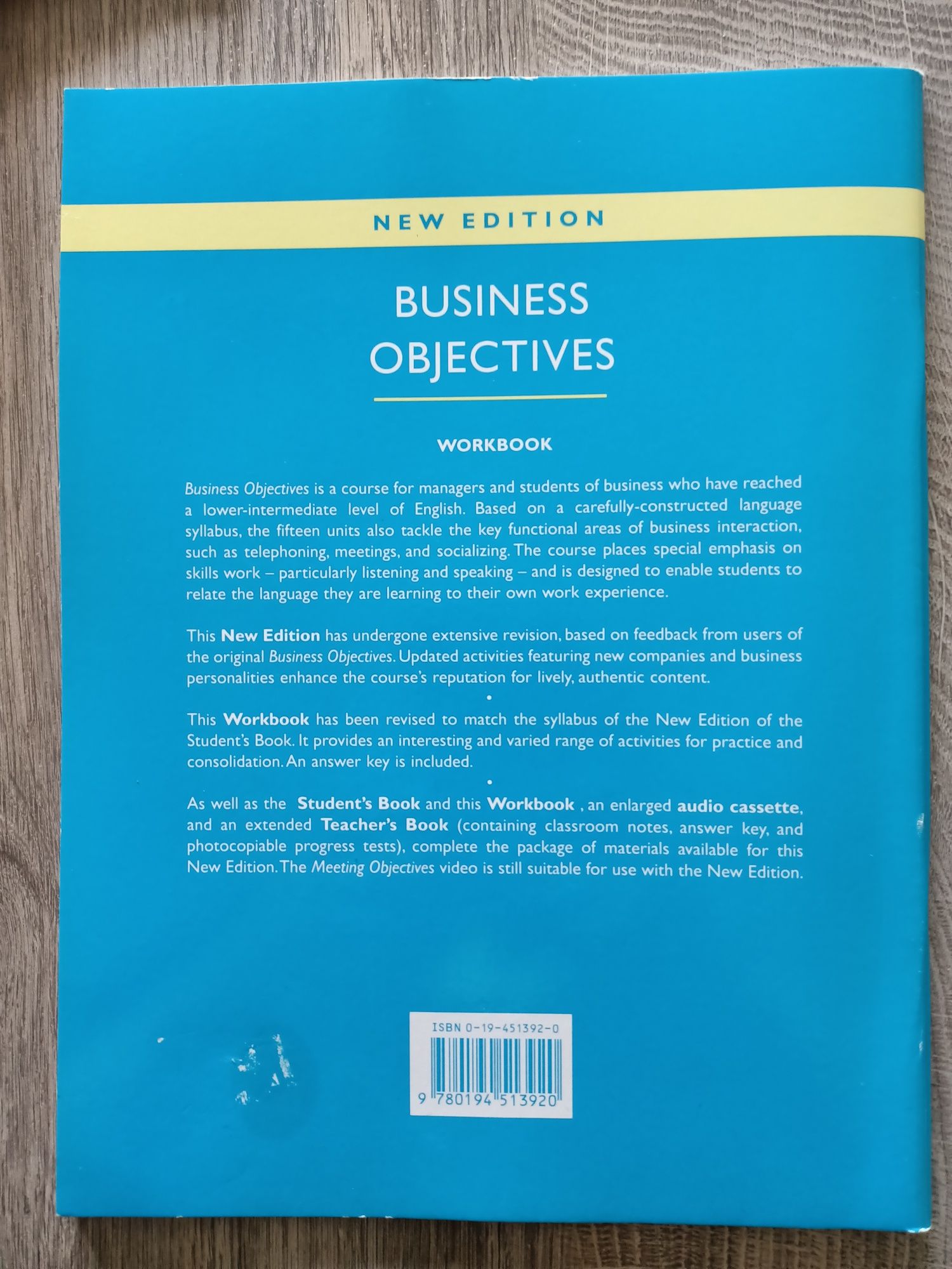 Business objective workbook