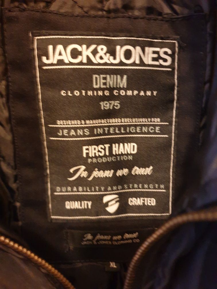 Kurtka męska zimowa Jack&Jones czarna XL
