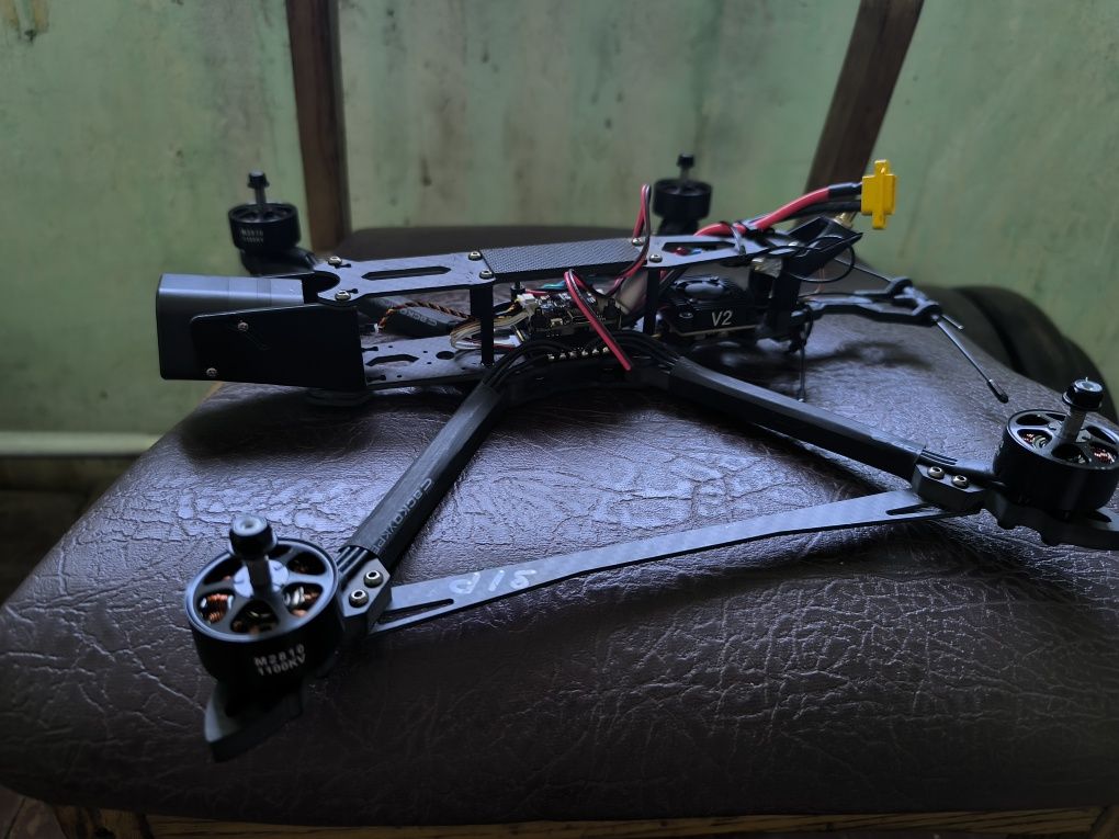 Нічний Дрон fpv 8 дюймів з тепловізором