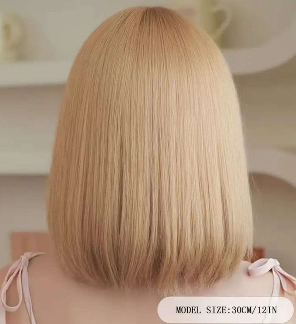 Peruka jasny złoty blond