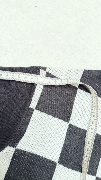 H&M sweter szachownica modny ciepły  wensday 134/140 9/10 l jesień