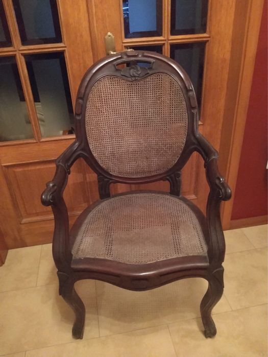 Conjunto de sofá e duas cadeiras