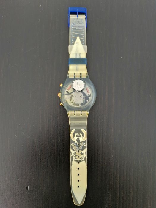 Relógio Swatch Aqua Chrono Olympic Special (SBZ102) NIKIPHOROS