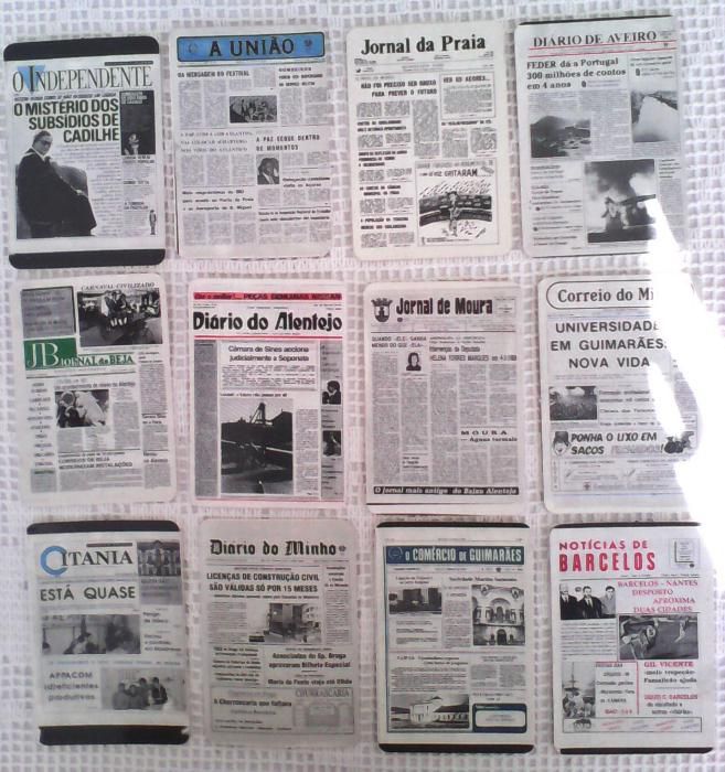 Calendários Jornais/Diários de Portugal - 1991