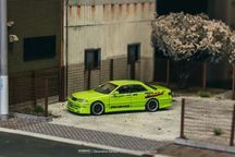 Toyota Vertex Mark II JZX100 Light Green Tarmac 1:64