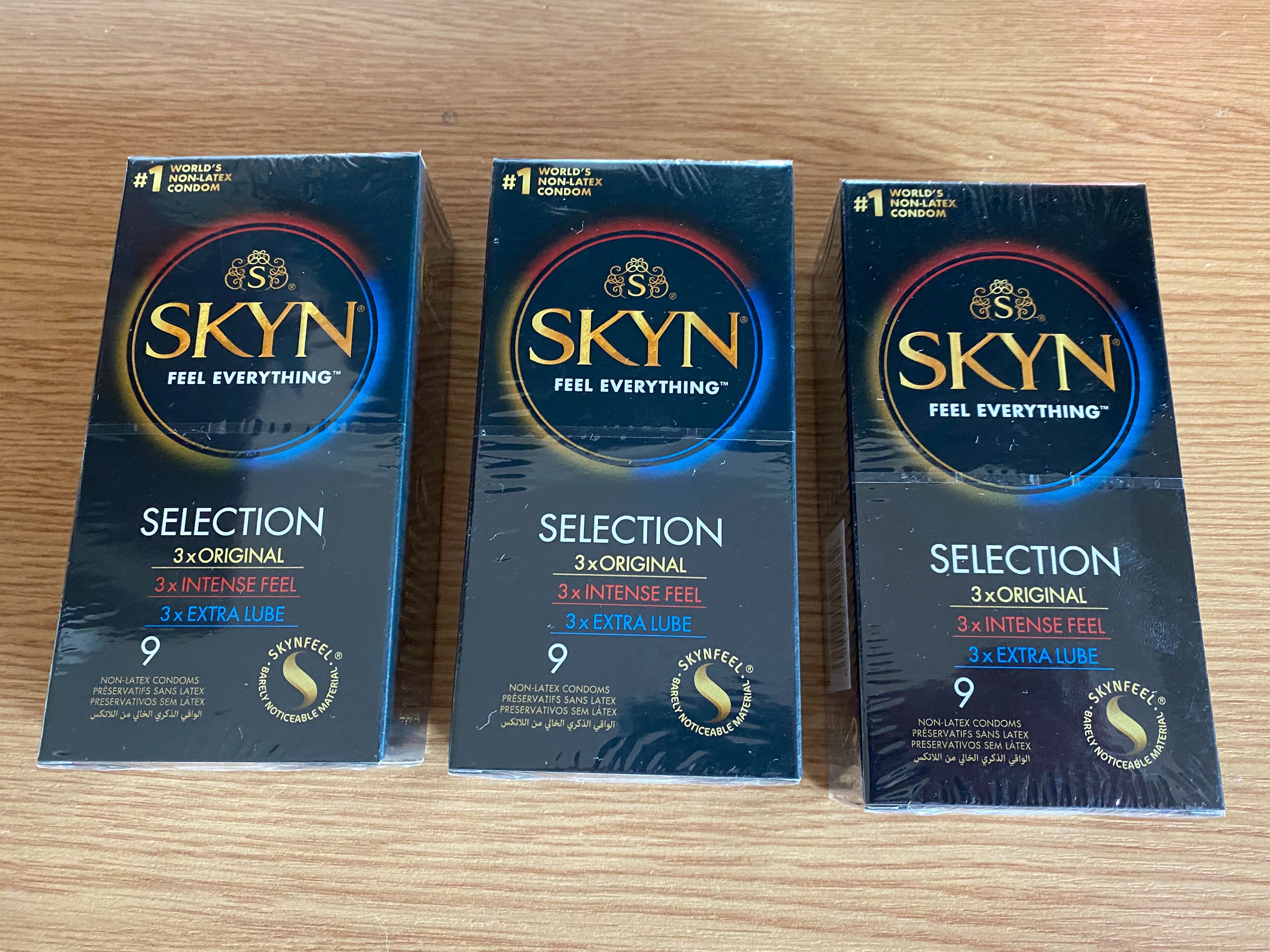 Оригінал презервативи Skyn набір по 9 штук дистриб’ютор опт роздріб